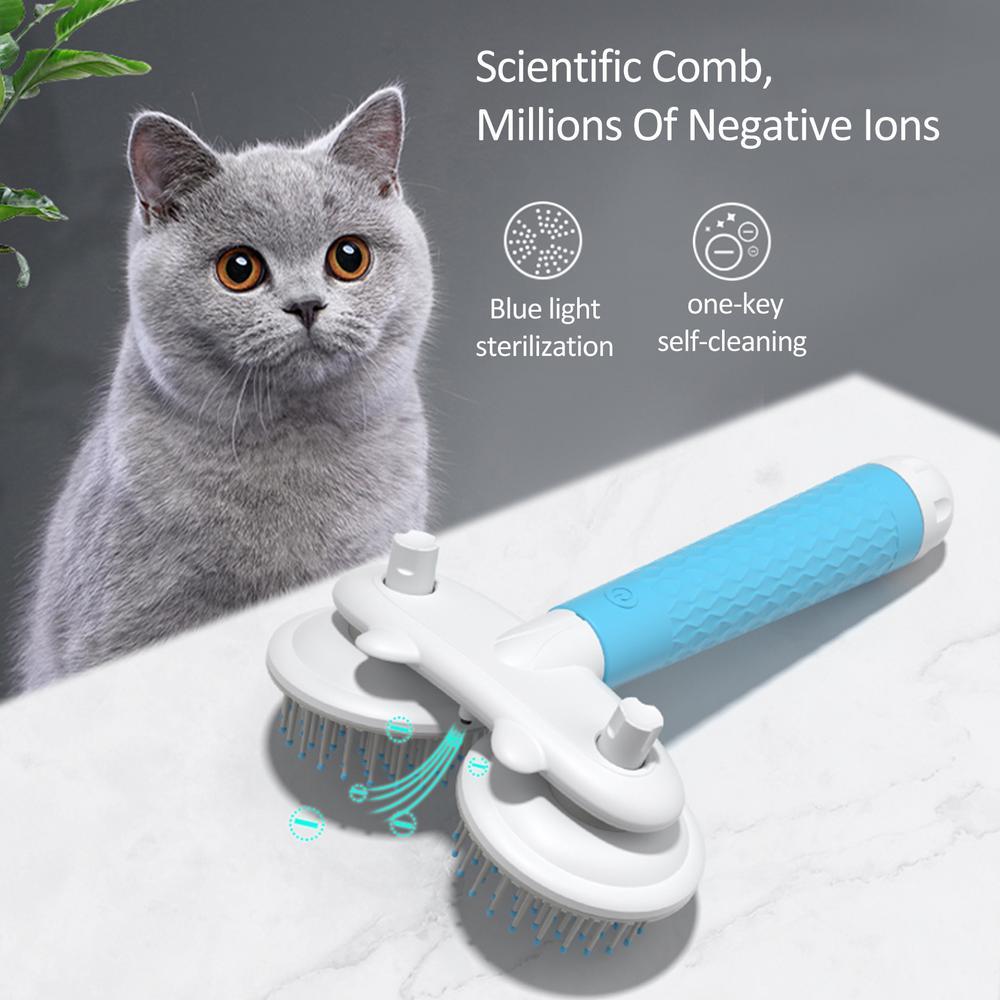 Self-Cleaning Double-Head Pet Brush