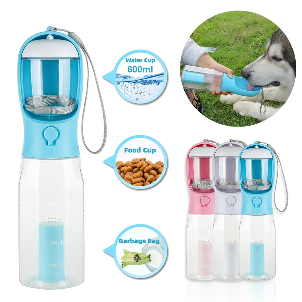 3-in-1 Dog Travel Bottle