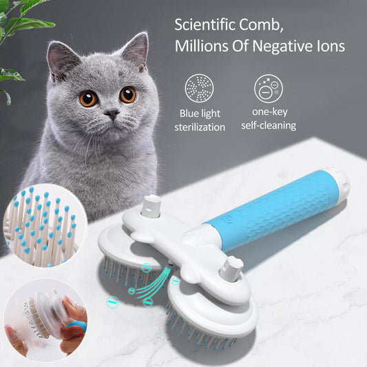 Self-Cleaning Double-Head Pet Brush