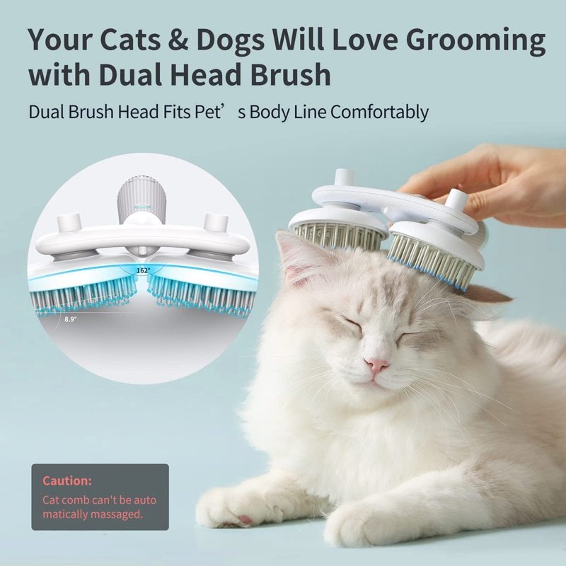 Self-Cleaning Double-Head Pet Brush