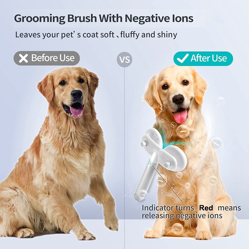 Self-Cleaning Double-Head Pet Brush